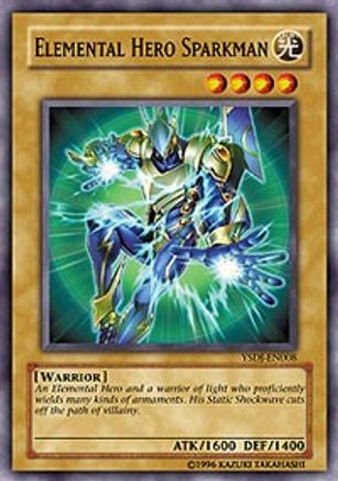 Elemental HERO Sparkman (YSDJ-EN008) - Starter Deck: Jaden Yuki Unlimited