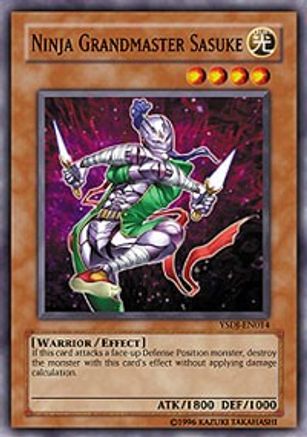 Ninja Grandmaster Sasuke (YSDJ-EN014) - Starter Deck: Jaden Yuki Unlimited