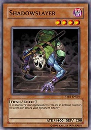Shadowslayer (YSDJ-EN016) - Starter Deck: Jaden Yuki 1st Edition