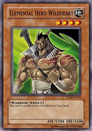 Elemental HERO Wildheart (YSDJ-EN019) - Starter Deck: Jaden Yuki 1st Edition