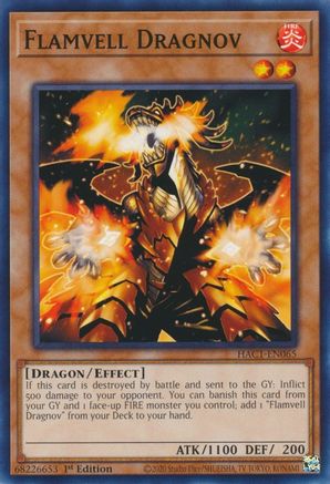Flamvell Dragnov (HAC1-EN065) - Hidden Arsenal: Chapter 1 1st Edition