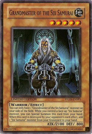 Grandmaster of the Six Samurai (STON-ENSP1) - Sneak Preview Series 3 Limited