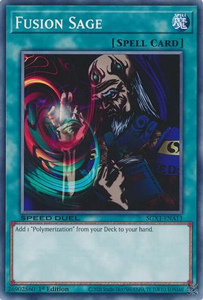 Fusion Sage (SGX1-ENA13) - Speed Duel GX: Duel Academy Box 1st Edition