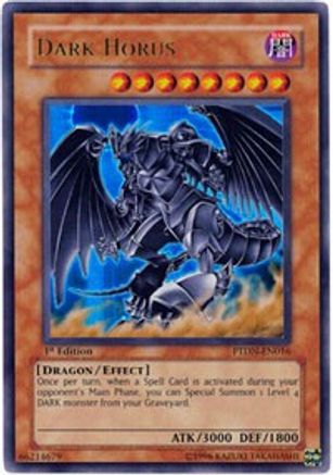 Dark Horus (PTDN-EN016) - Phantom Darkness 1st Edition