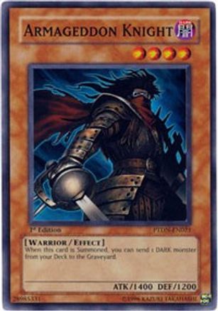 Armageddon Knight (PTDN-EN021) - Phantom Darkness 1st Edition