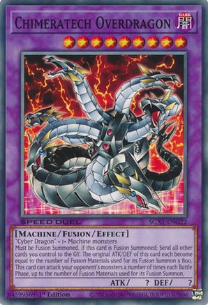 Chimeratech Overdragon (SGX1-ENG22) - Speed Duel GX: Duel Academy Box 1st Edition