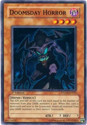 Doomsday Horror (PTDN-EN022) - Phantom Darkness 1st Edition