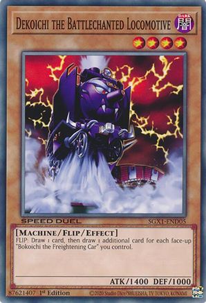 Dekoichi the Battlechanted Locomotive (SGX1-END05) - Speed Duel GX: Duel Academy Box 1st Edition