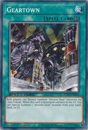 Geartown (SGX1-END14) - Speed Duel GX: Duel Academy Box 1st Edition