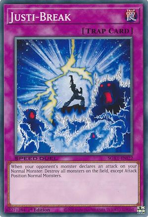 Justi-Break (SGX1-ENI22) - Speed Duel GX: Duel Academy Box 1st Edition