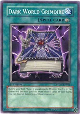 Dark World Grimoire (PTDN-EN062) - Phantom Darkness 1st Edition