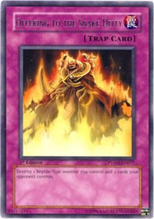 Offering to the Snake Deity (PTDN-EN077) - Phantom Darkness Unlimited