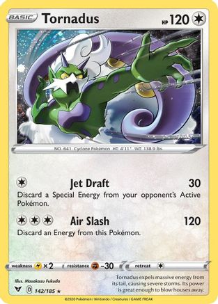 Tornadus (Cosmos Holo) 142/185  - Holofoil Blister Exclusives - Promo