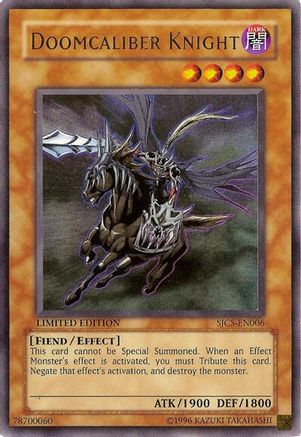 Doomcaliber Knight (SJCS-EN006) - Shonen Jump Championship Series Prize Cards Limited