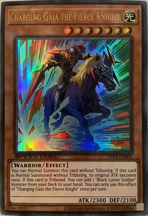 Charging Gaia the Fierce Knight (STP3-EN003) - Speed Duel: Tournament Pack 3 Unlimited