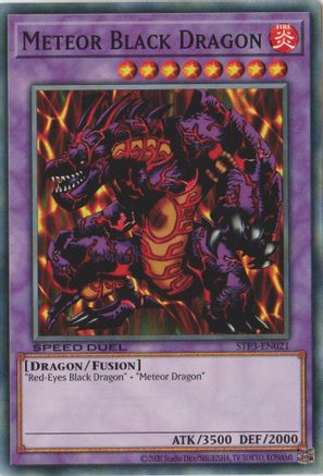 Meteor Black Dragon (STP3-EN021) - Speed Duel: Tournament Pack 3 Unlimited