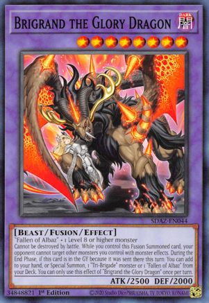 Brigrand the Glory Dragon (SDAZ-EN044) - Structure Deck: Albaz Strike 1st Edition