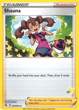Shauna - 240/264 (#24 Pikachu Stamped)/264  Battle Academy 2022 - Promo
