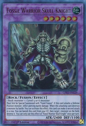 Fossil Warrior Skull Knight (GFP2-EN129) - Ghosts From the Past: The 2nd Haunting 1st Edition