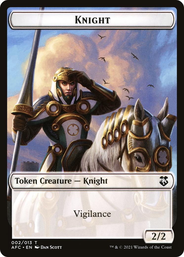 Knight (TAFC-002) - Forgotten Realms Commander Tokens