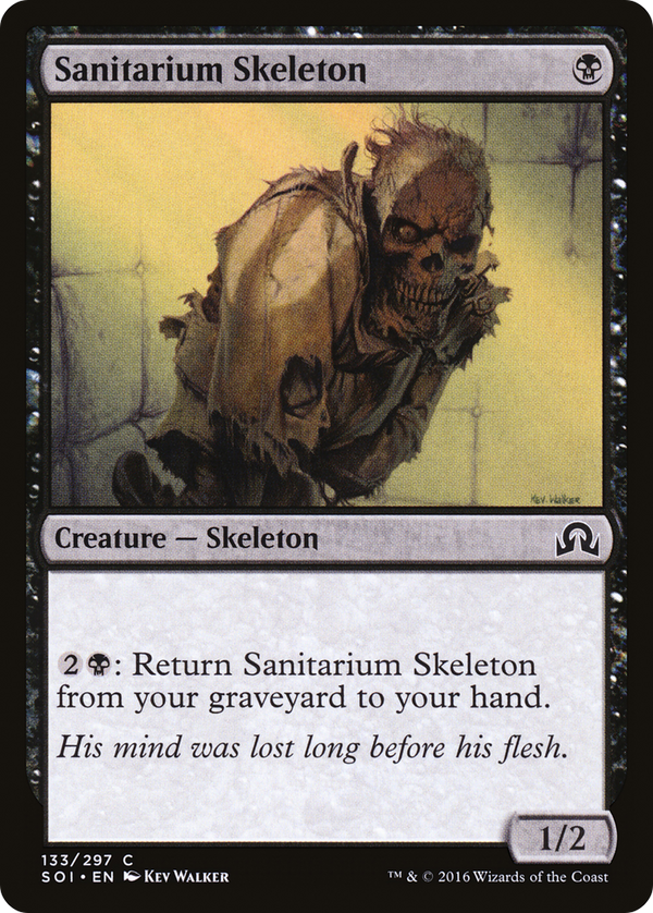 Sanitarium Skeleton (SOI-133) - Shadows over Innistrad