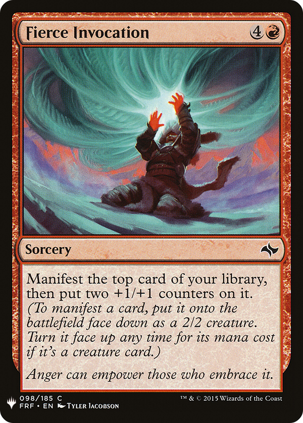 Fierce Invocation (LIST-098) - The List