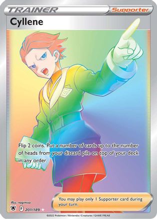 Cyllene (Secret) 201  - Holofoil SWSH10 Astral Radiance - Secret Rare