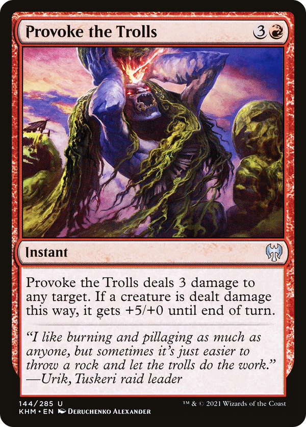 Provoke the Trolls (KHM-144) - Kaldheim