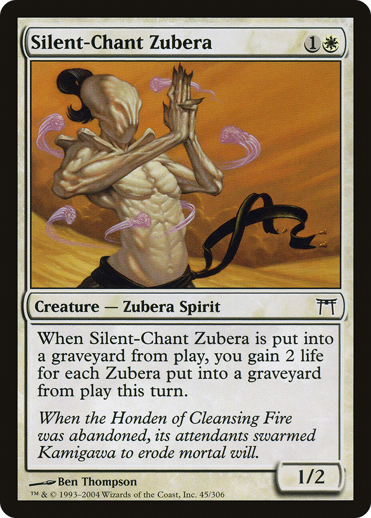 Silent-Chant Zubera (CHK-045) - Champions of Kamigawa