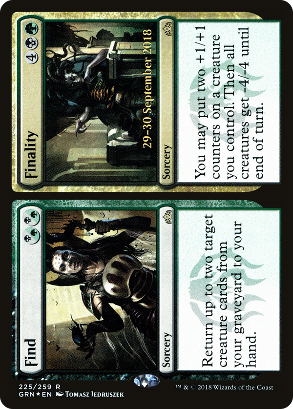 Find // Finality (PRE-225) - Guilds of Ravnica Promos Foil
