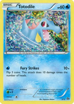 Totodile - 5/12/12  - Holofoil McDonalds Promos 2016 - Promo