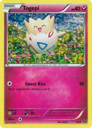 Togepi - 9/12/12  - Holofoil McDonalds Promos 2016 - Promo