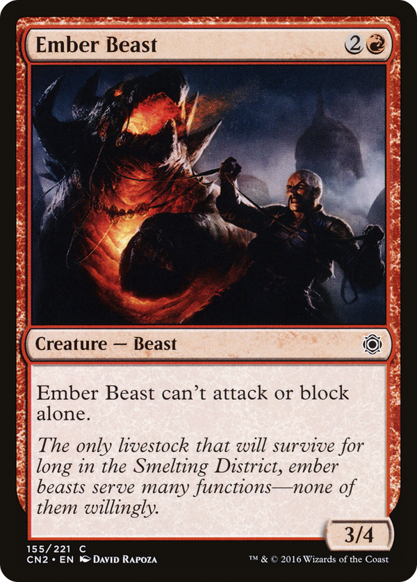 Ember Beast (CN2-155) - Conspiracy: Take the Crown