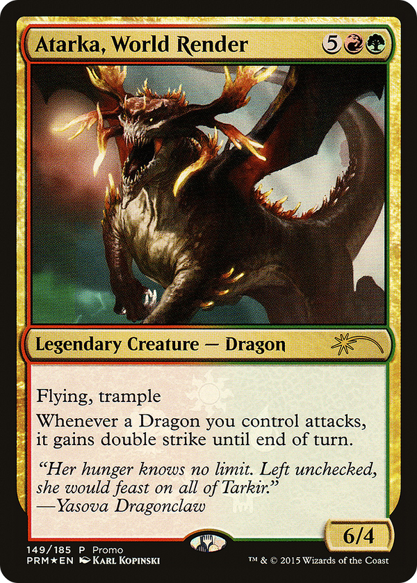 Atarka, World Render (UMP-149) - Fate Reforged Promos Foil