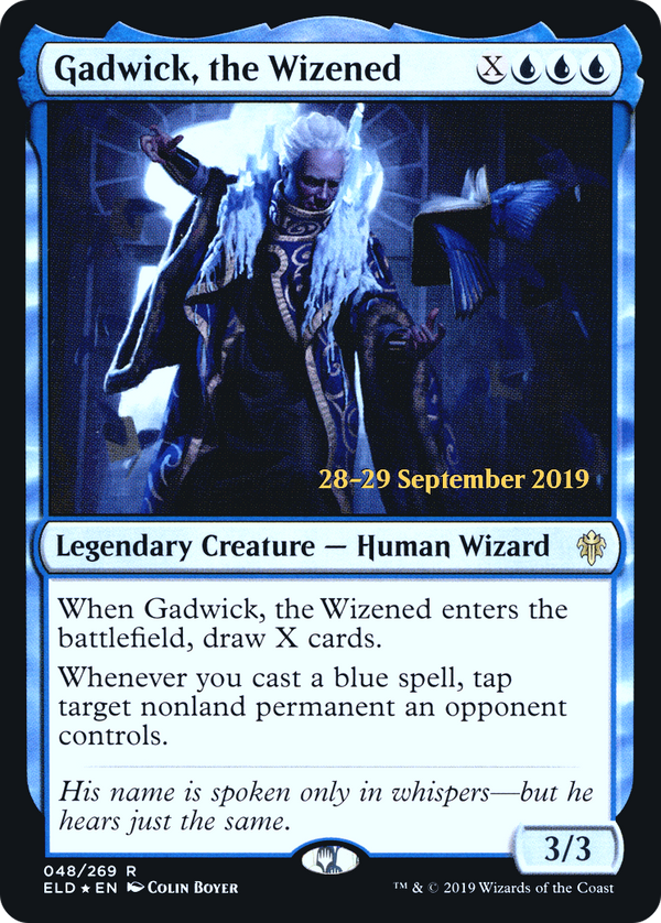 Gadwick, the Wizened (PRE-048) - Throne of Eldraine Promos Foil