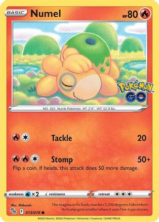 Numel 013  Pokemon GO - Common