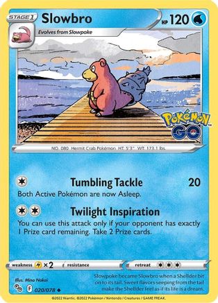 Slowbro 020  Pokemon GO - Uncommon