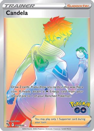 Candela (Secret) 083  - Holofoil Pokemon GO - Secret Rare