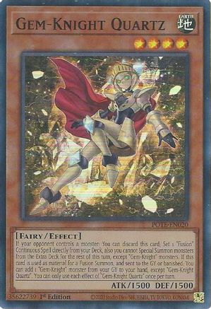 Gem-Knight Quartz (POTE-EN020) - Power of the Elements Unlimited