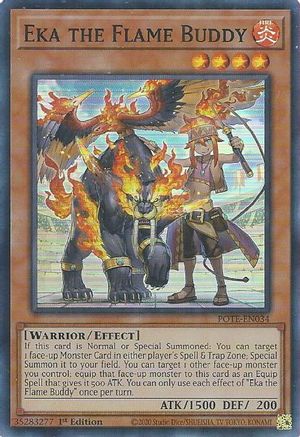 Eka the Flame Buddy (POTE-EN034) - Power of the Elements 1st Edition