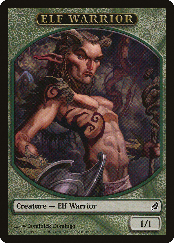 Elf Warrior Token (LRW-009) - Lorwyn Tokens
