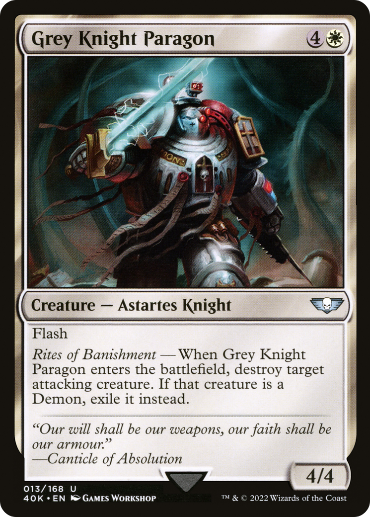 Grey Knight Paragon (40K-013) - Warhammer 40,000 Commander