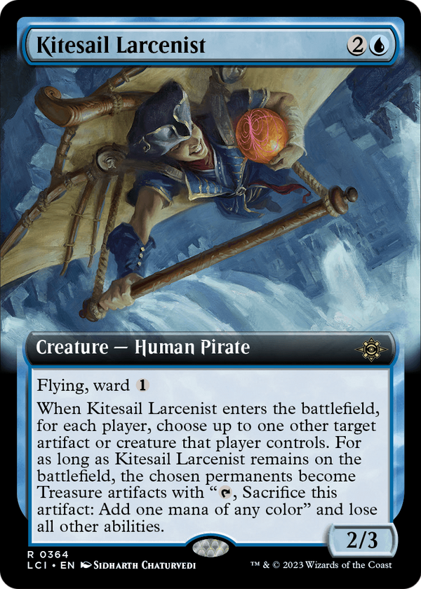 Kitesail Larcenist (Extended Art) (LCI-364) - The Lost Caverns of Ixalan: (Extended Art)