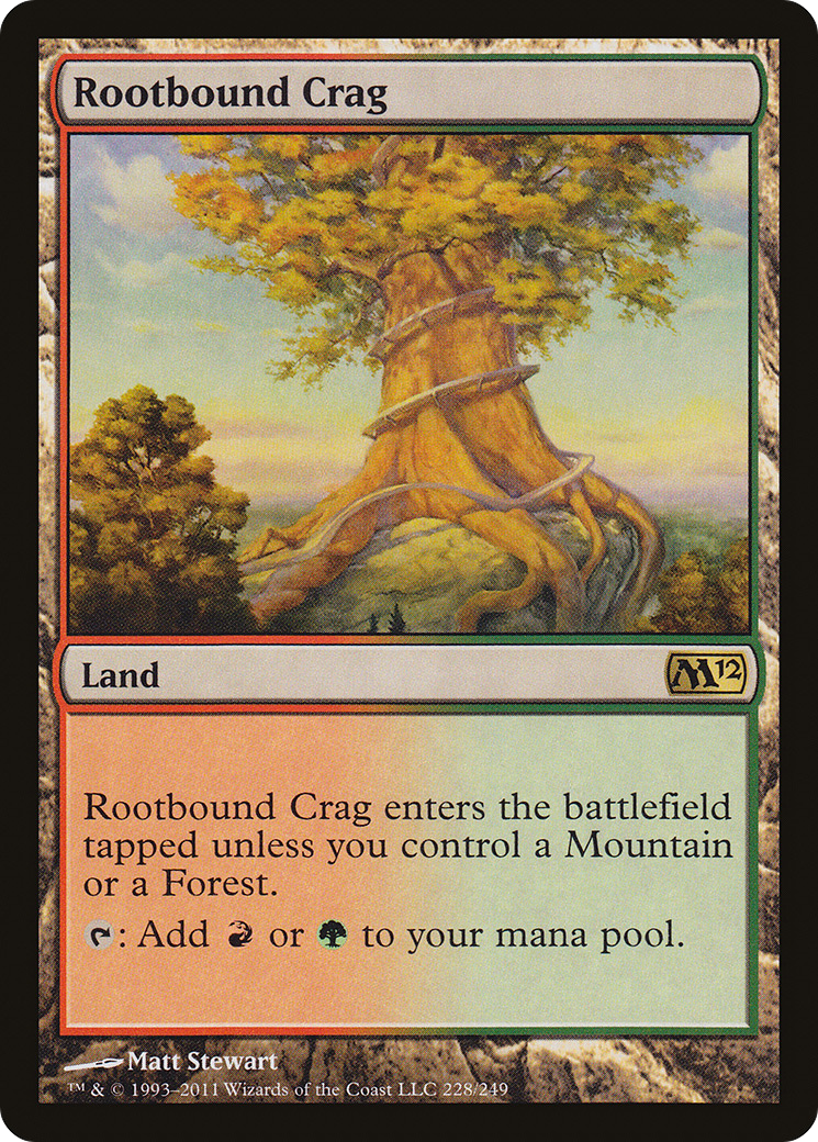 Rootbound Crag (M12-228) - Magic 2012