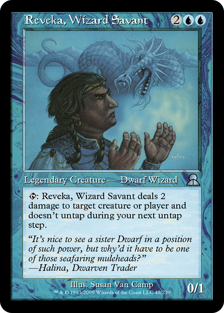 Reveka, Wizard Savant (ME3-049) - Masters Edition III Foil