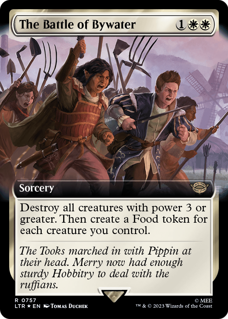The Battle of Bywater (Extended Art) (Surge Foil) (LTR-757) - The Lord of the Rings: Tales of Middle-earth: (Extended Art) Foil