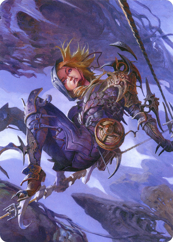 Blackbloom Rogue // Blackbloom Rogue (AZNR-053) - Zendikar Rising Art Series (Borderless)