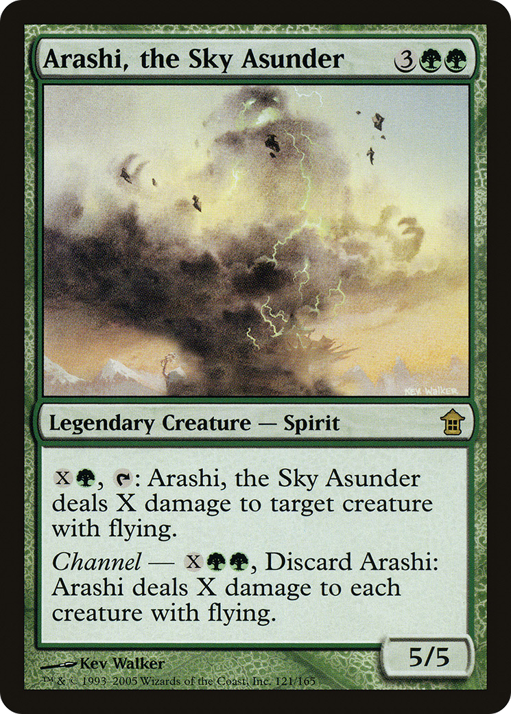 Arashi, the Sky Asunder (SOK-121) - Saviors of Kamigawa