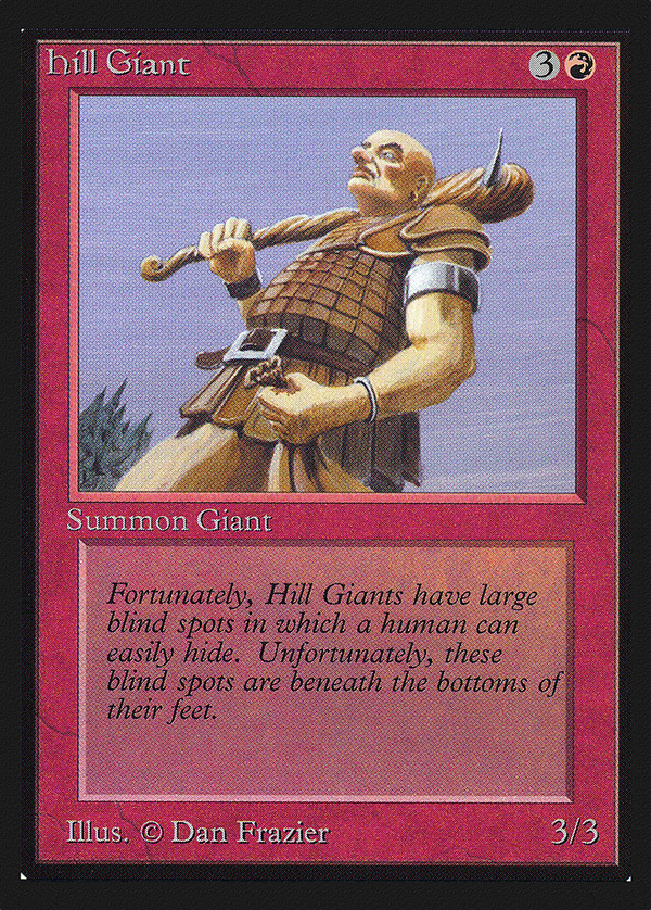 Hill Giant (IE) (IED-) - Intl. Collectors' Edition