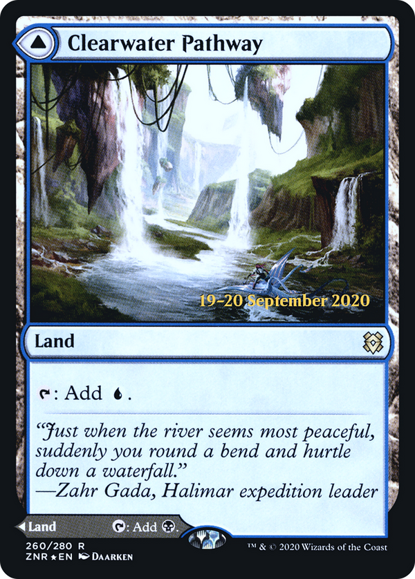 Clearwater Pathway (PRE-260) - Zendikar Rising Promos Foil